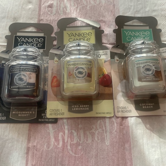 Yankee Candle Accents Nwt Yankee Candle Set Of 3 Car Jar Ultimates
